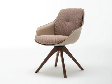 ROLF BENZ 600 - Trestle-based chair with armrests by Rolf Benz - view 2